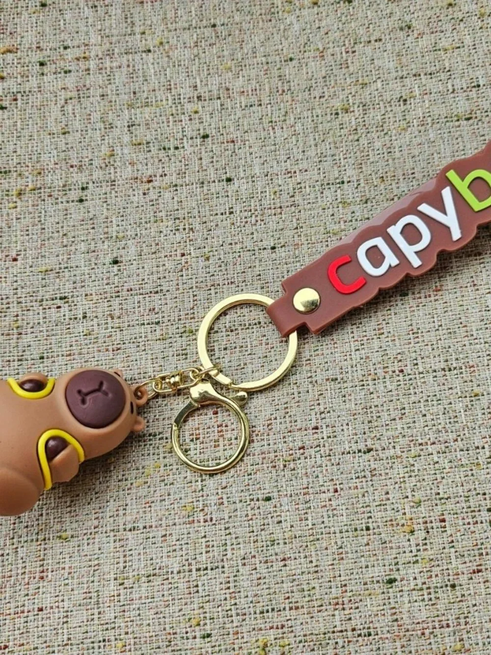 Capybara Key Chain Bag Charm Hanging Bag Keys Holder key Ring Keychain Unbrand